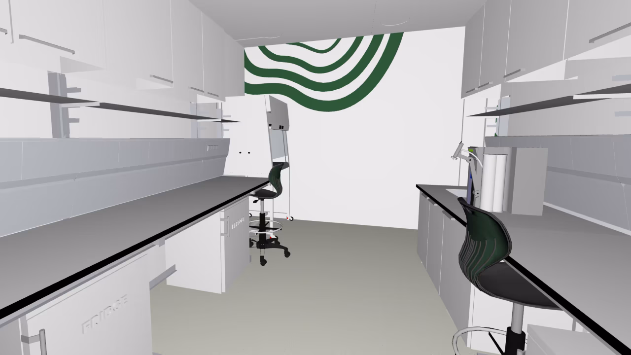 Biotech lab architecture created for nosh.bio