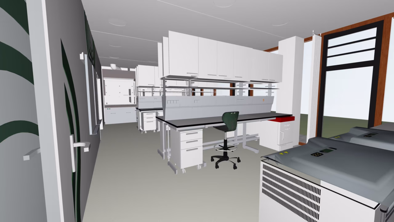 Modern biotech laboratory reference project for nosh.bio